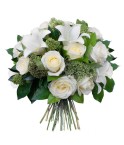Deuil Bouquets ronds -  Teintes et budget au choix