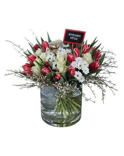 Bouquet rond de Noël