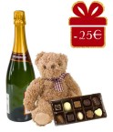 Champagne - Bougie - Chocolats