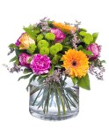 Bouquet fleurs colorées