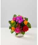 Bouquet fleurs colorées
