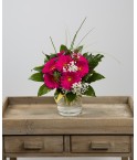 Bouquet geberas roses
