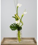 Bouquets dendrobium et arums