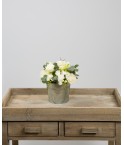 Composition teintes blanches et vertes
