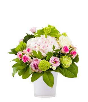 Bouquet de fleurs roses